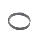 Lacet en cuir plat effet 4 bandes 10mm - Les 10cm - Deco Cuir