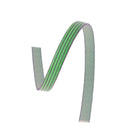 Lacet en cuir plat effet 4 bandes 10mm - Les 10cm - Deco Cuir