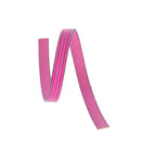 Lacet en cuir plat effet 4 bandes 10mm - Les 10cm - Deco Cuir