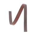 Lacet en cuir plat effet 4 bandes 10mm - Les 10cm - Deco Cuir