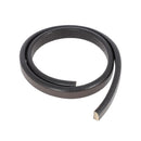 Lacet en cuir Régaliz teinté - 10x4,5mm - Marron - Les 10cm - Deco Cuir