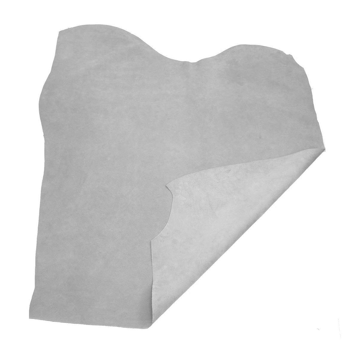 Croûte de cuir de veau - Velours grain croisé - GRIS M18