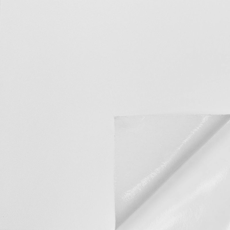 Piece of smooth calfskin STICKER - WHITE F47