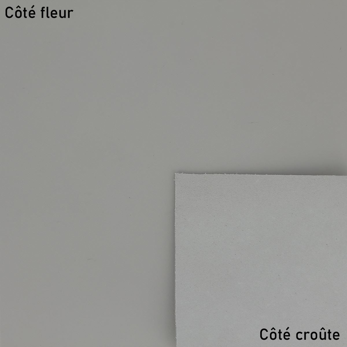 Peau de cuir de veau DIVA - GRIS G85