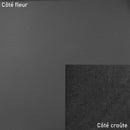 Peau de cuir de vachette lisse et ferme - NOIR MAT G94
