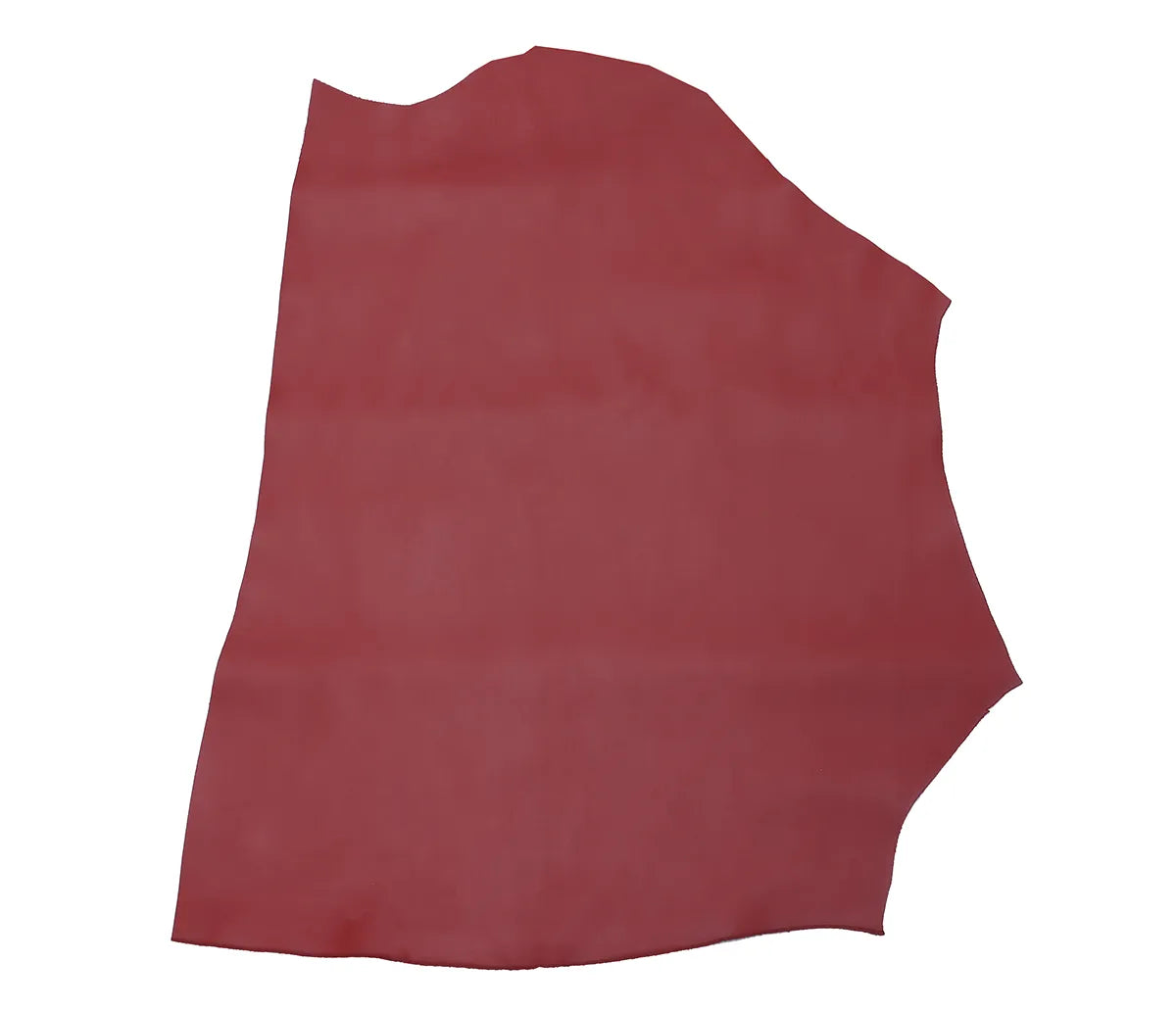 Peau de cuir de vachette lisse rouge. Cuir lisse rouge pour fabrication de sac, pochette, accessoire