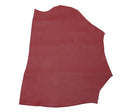 Peau de cuir de vachette lisse rouge. Cuir lisse rouge pour fabrication de sac, pochette, accessoire