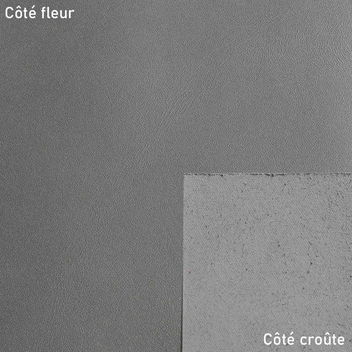 Peau de cuir de veau TÉO - ARGENT K10