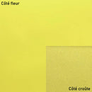 Morceau de cuir de vachette lisse - JAUNE K11