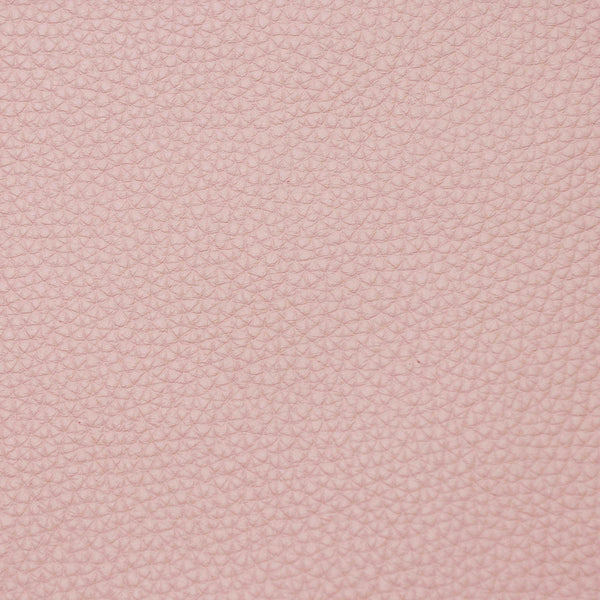 Morceau de cuir de taurillon GROGRAIN - ROSE PÂLE K12