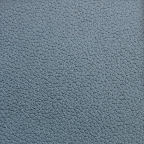 Morceau de cuir de taurillon GROGRAIN - BLEU ORAGE K14
