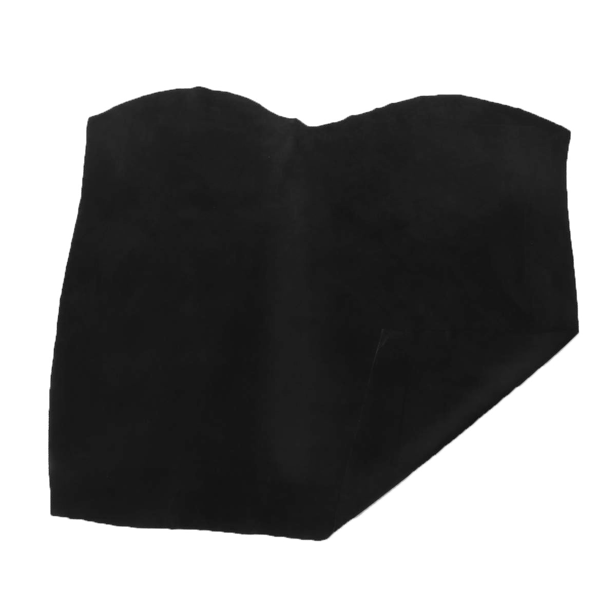 Croûte de cuir de veau - Velours effet craquelé - NOIR K18