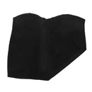 Croûte de cuir de veau - Velours effet craquelé - NOIR K18