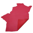 Peau de cuir de taurillon GROGRAIN - ROSE FRAMBOISE K27