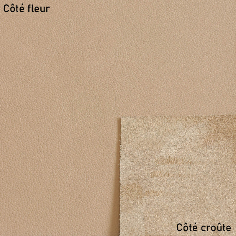 Cowhide leather skin OASIS - CAFÉ AU LAIT K35