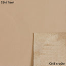 Peau de cuir de vachette OASIS - CAFÉ AU LAIT K35 - Deco Cuir
