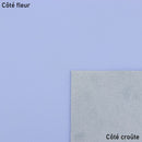 Morceau de cuir de veau lisse et souple - BLEU CLAIR K45