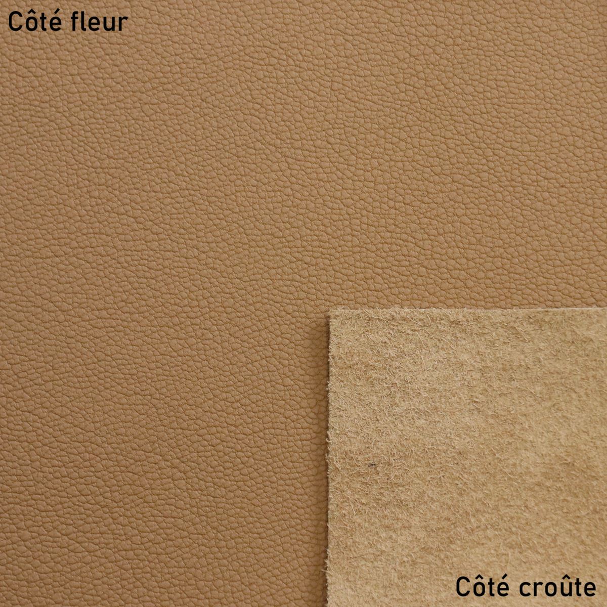 Morceau de cuir de vachette OASIS - PRALINE K52