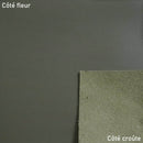 Morceau de cuir de vachette SATINATO - KAKI K55