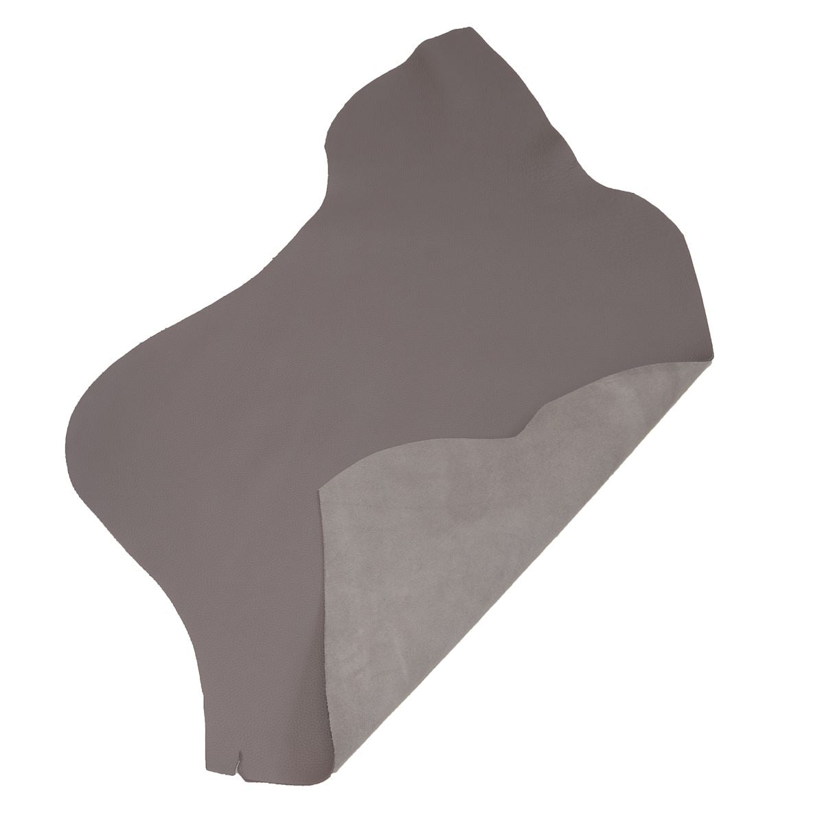 Peau de cuir de taurillon GROGRAIN - GRIS TAUPE K74