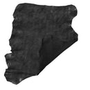 Peau de cuir d'agneau velours fantaisie - NOIR L13