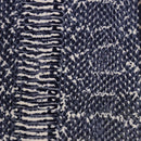 Peau de cuir de veau imitation serpent - NOIR L27