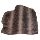 Peau de cuir de veau imitation serpent - MARRON L30