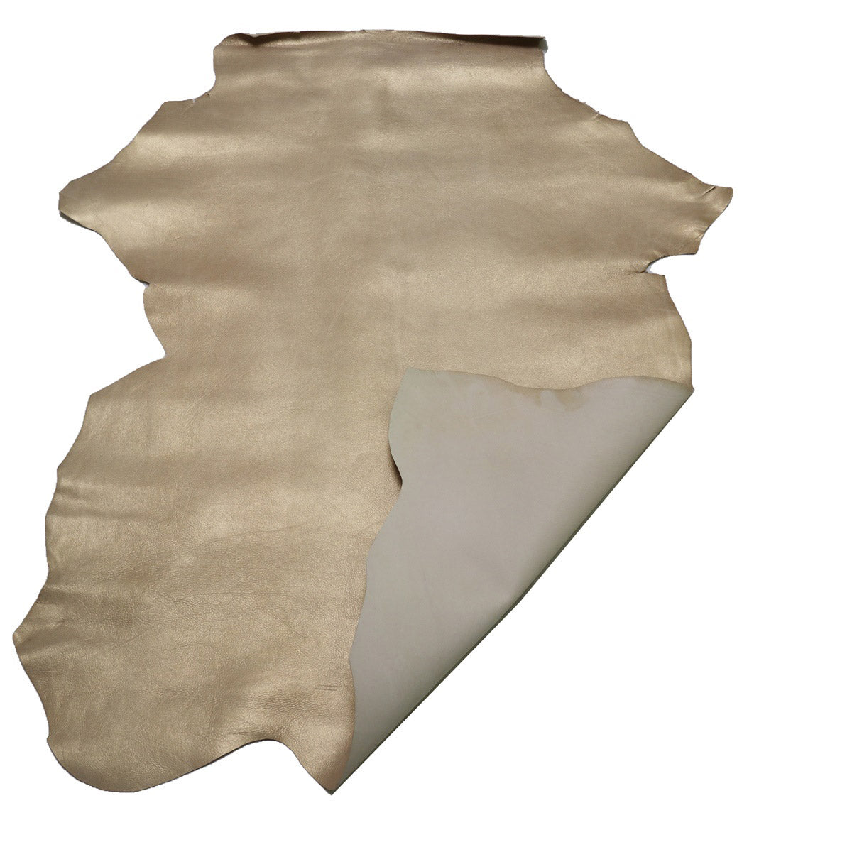 Peau de cuir de chèvre velours fantaisie - OR L44 - Deco Cuir