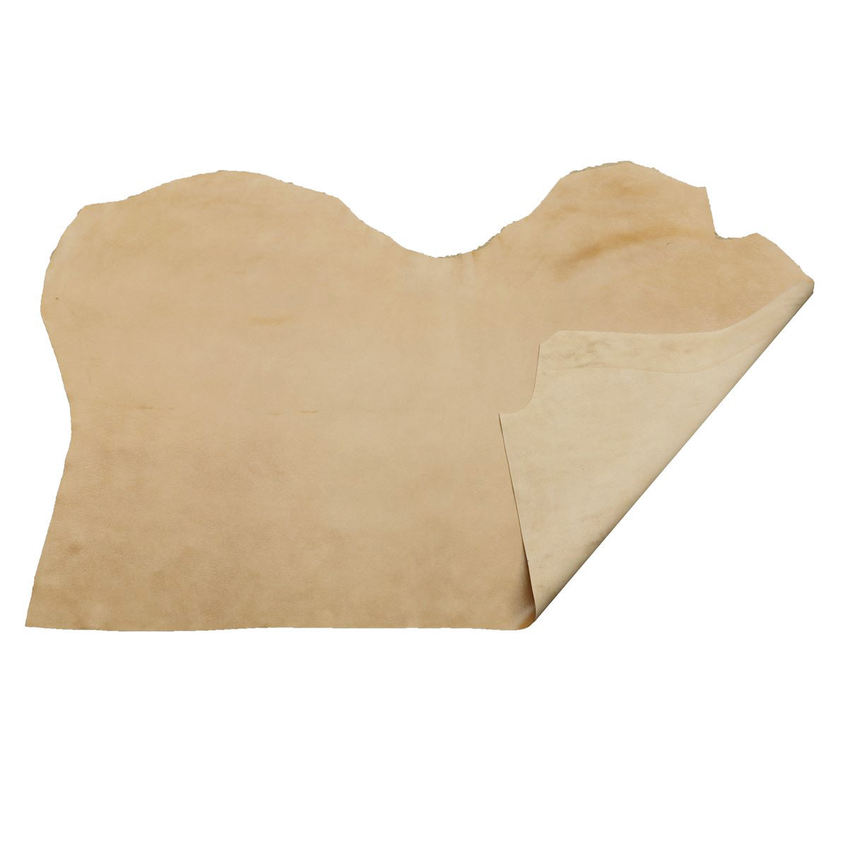 Croûte de cuir de veau - Velours effet craquelé - BEIGE L62