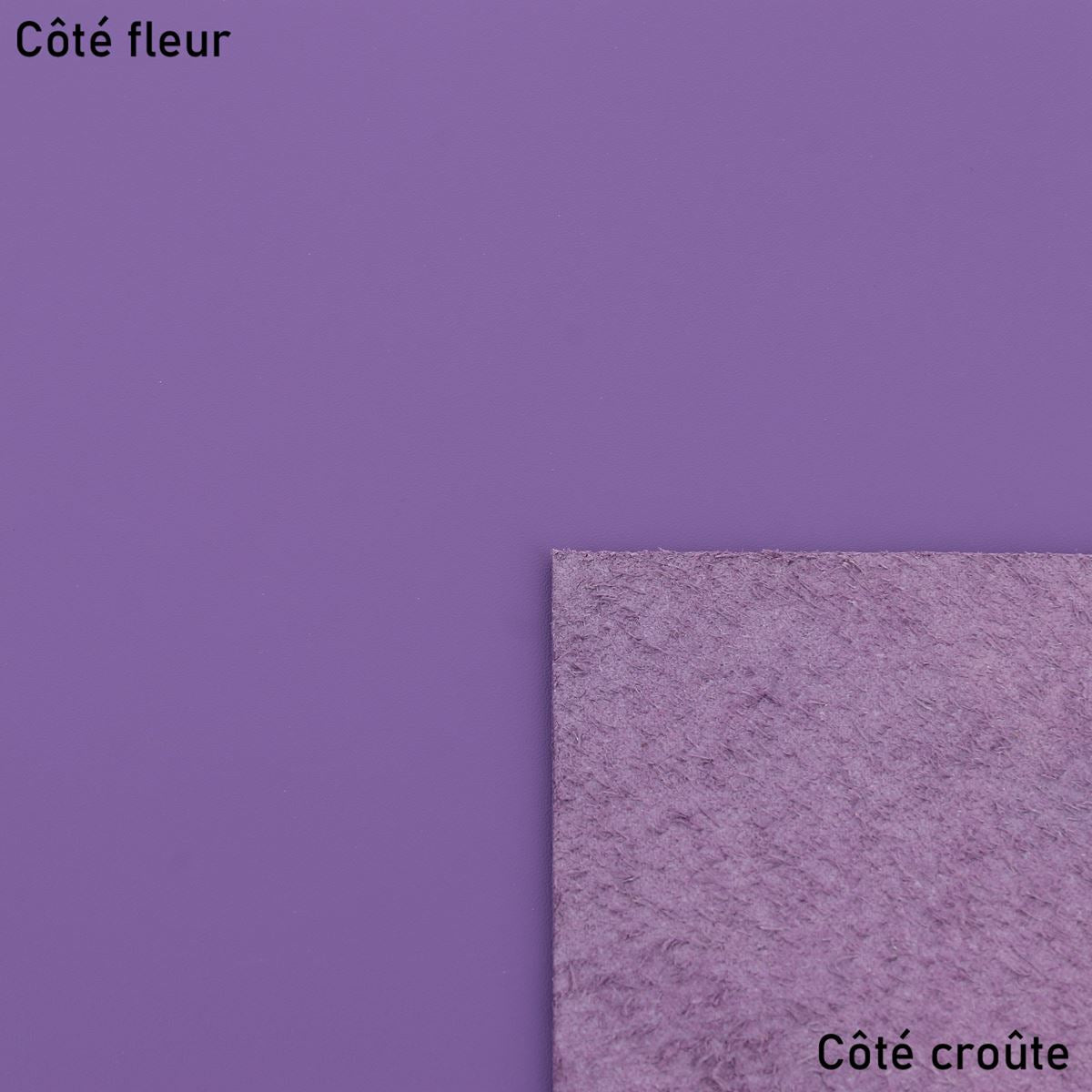 Peau de cuir de vachette lisse - VIOLET L72