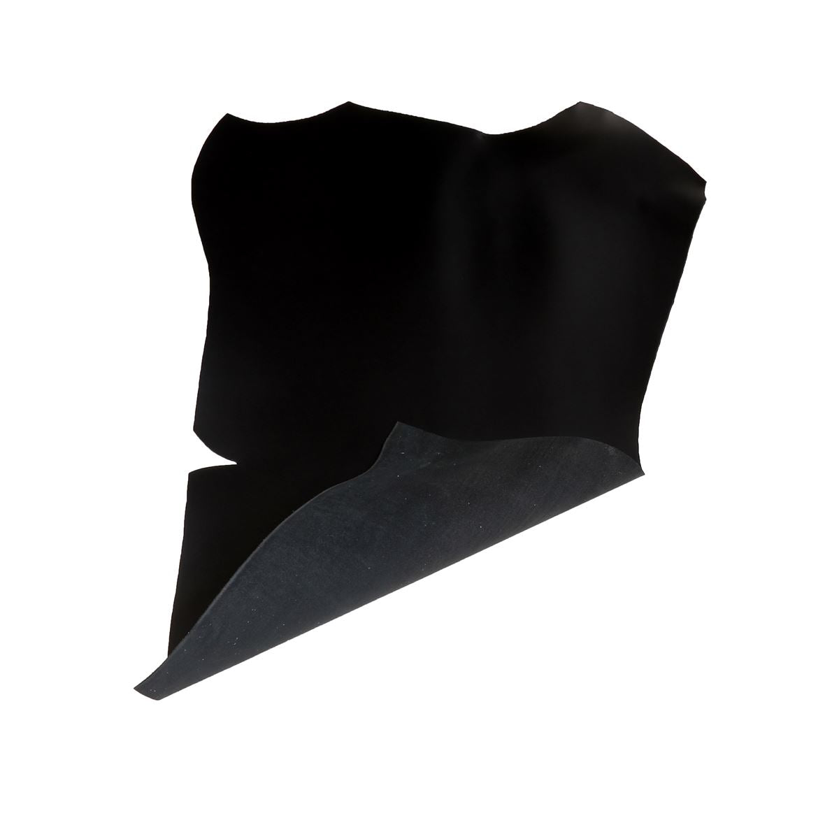 Peau de cuir de vachette lisse et ferme - NOIR L78