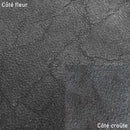 Peau de cuir de veau imitation grain galuchat - NOIR Fantaisie L95