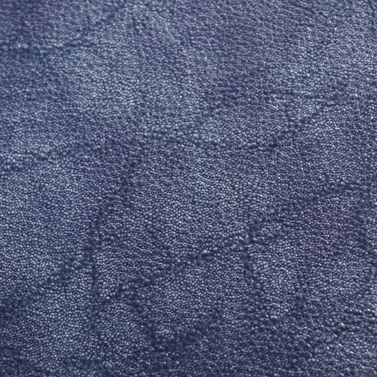 Peau de cuir de veau imitation grain galuchat - BLEU Fantaisie L97