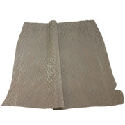 Croûte de cuir de veau - Velours imitation reptile 3D - TAUPE Fantaisie M01