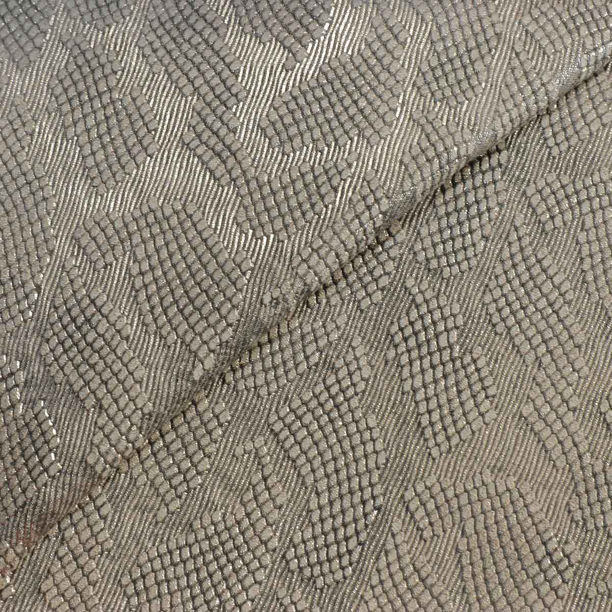 Croûte de cuir de veau - Velours imitation reptile 3D - TAUPE Fantaisie M01