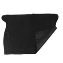 Croûte de cuir de veau - Velours imitation reptile 3D - NOIR M02