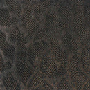 Croûte de cuir de veau - Velours imitation reptile 3D - NOIR Fantaisie M07