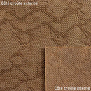 Croûte de cuir de veau - Velours imitation reptile 3D - FAUVE M08