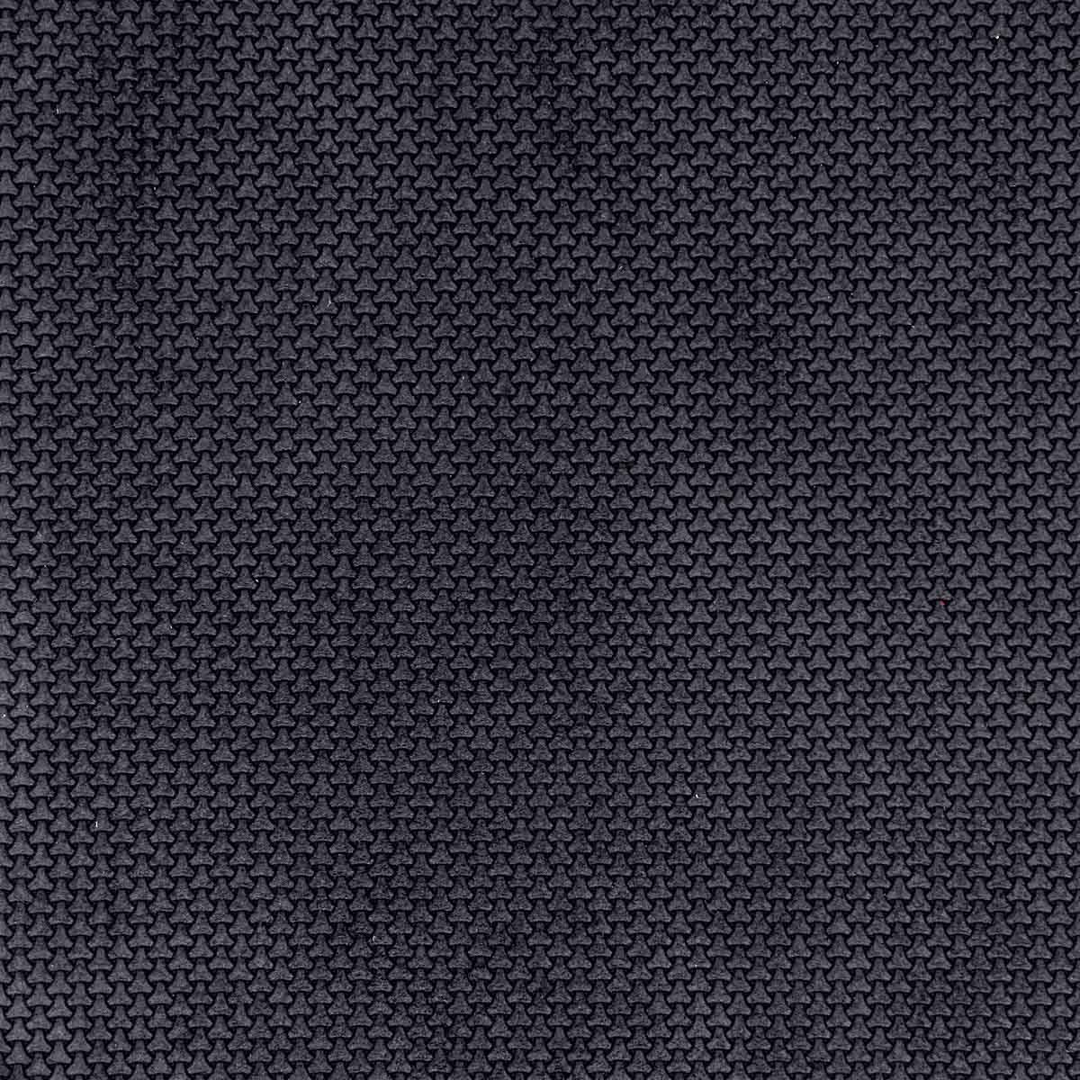 Morceau de croûte de cuir velours effet tressé - BLEU NUIT M17 - Deco Cuir