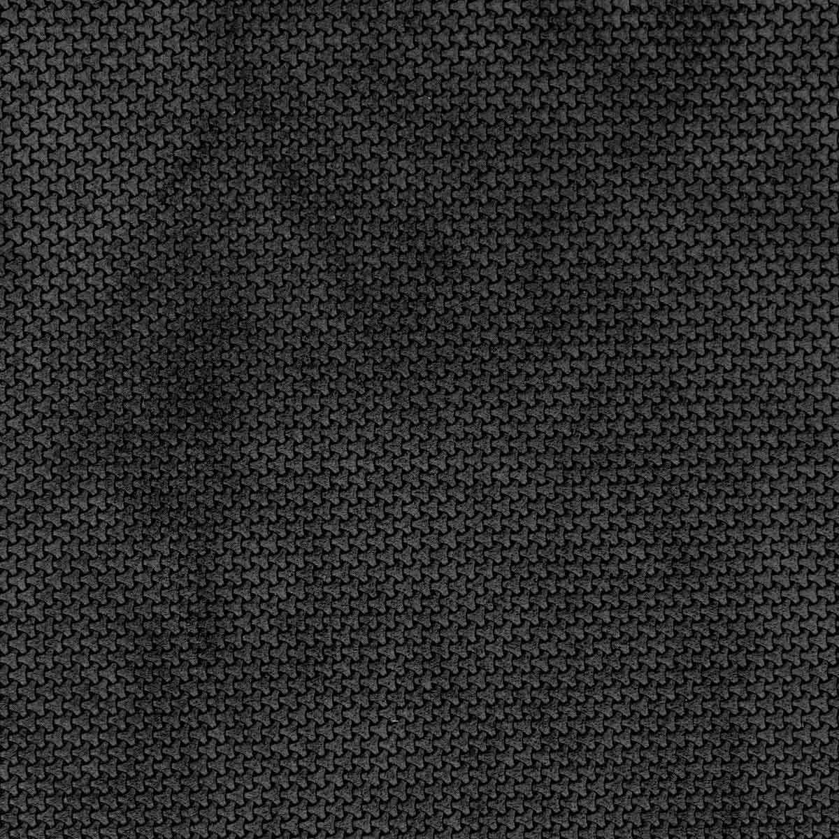 Morceau de croûte de cuir velours effet tressé - GRIS ANTHRACITE M19 - Deco Cuir