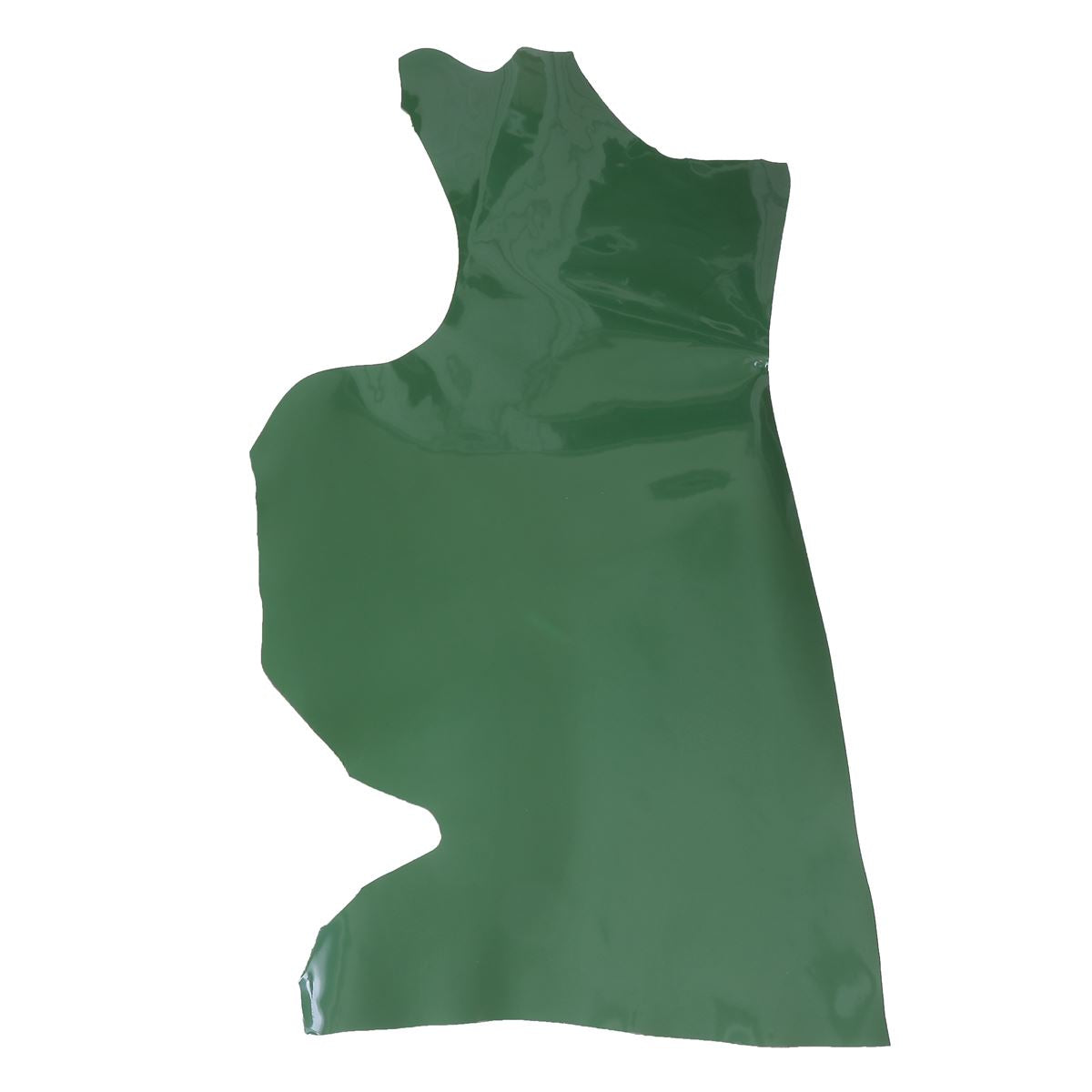 Peau de croûte de cuir de verni - VERT M26