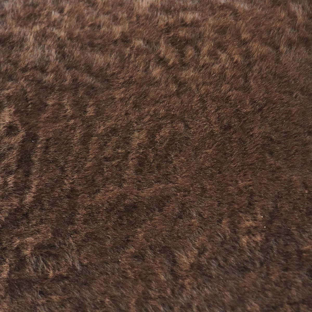 Peau de mouton lainé lisse - Dos pigmenté - BRUN M47