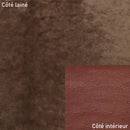 Peau de mouton lainé lisse - Dos pigmenté Brique - NOISETTE M50