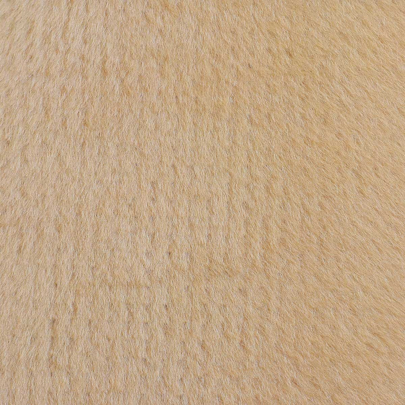 Smooth woolen sheepskin - Braided pigmented back BROWN - CHAMOIS M54