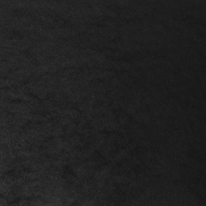 Smooth woolen sheepskin - Pigmented back - BLACK M66