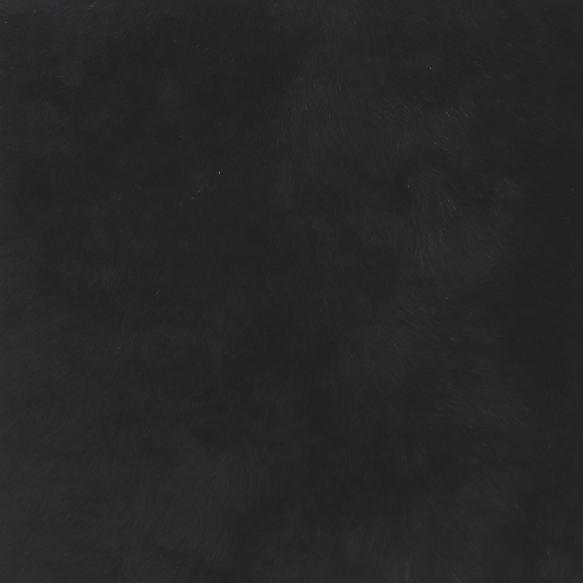 Peau de mouton lainé lisse - Dos velours MARRON - NOIR M72