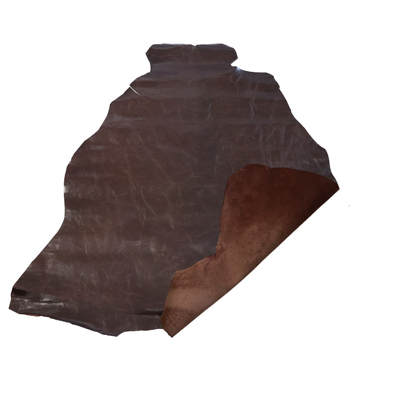 Peau de cuir de kangourou - MARRON FONCÉ M89