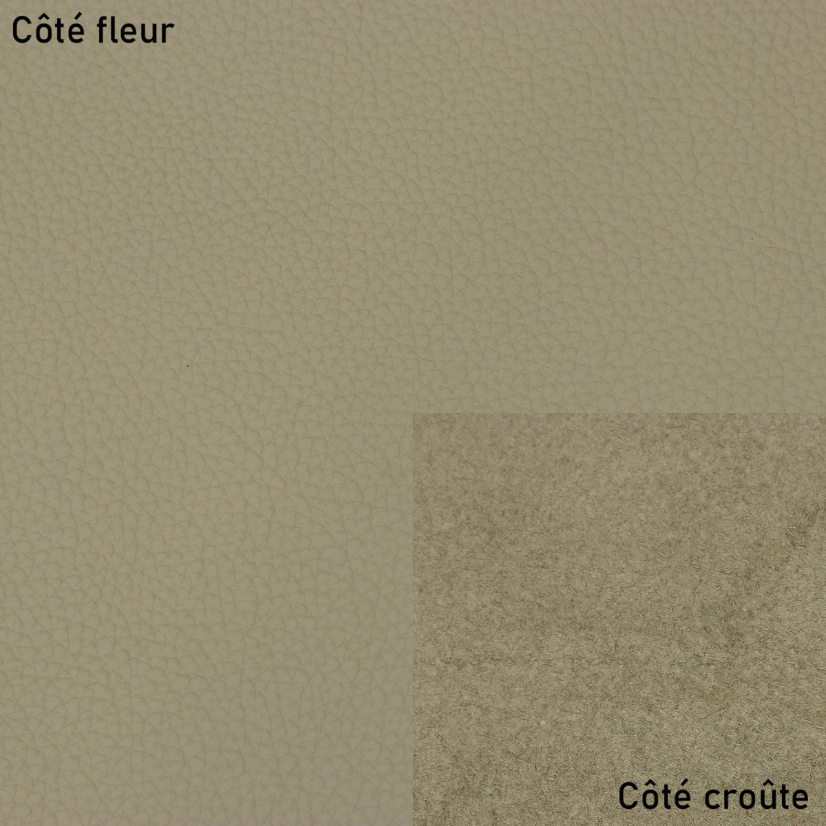 Peau de cuir de vachette PLAYA - VERT AMANDE N28