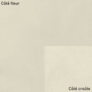 Morceau de cuir de veau TÉO - BLANC CASSÉ N30 - Deco Cuir