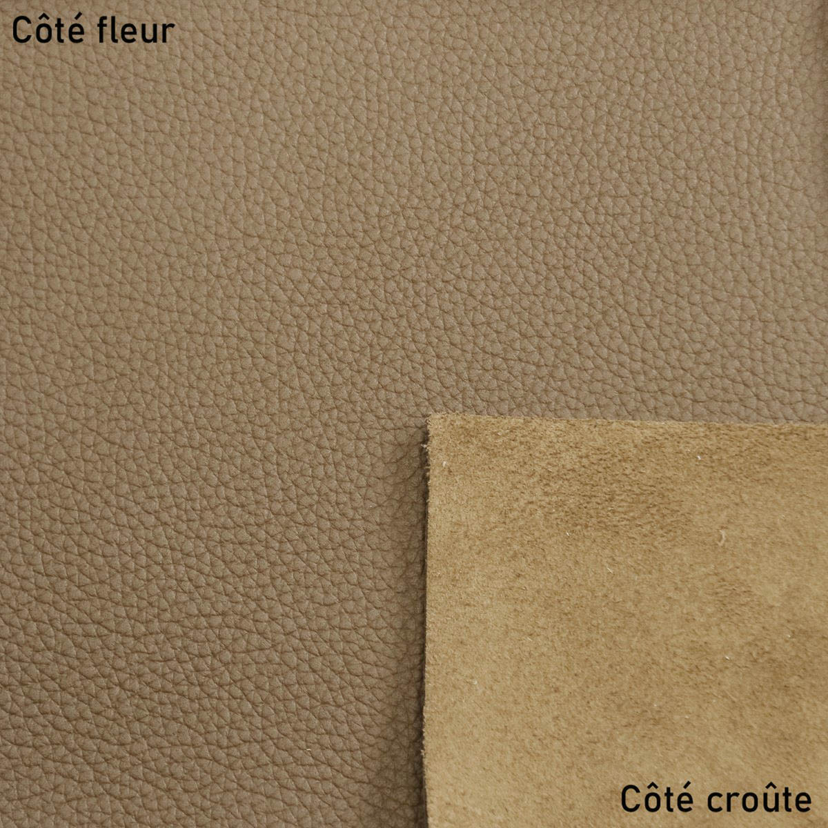 Peau de cuir de vachette PLAYA - CAFÉ AU LAIT N41